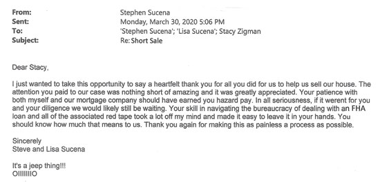 Steve and Lisa Sucena Letter - 2020